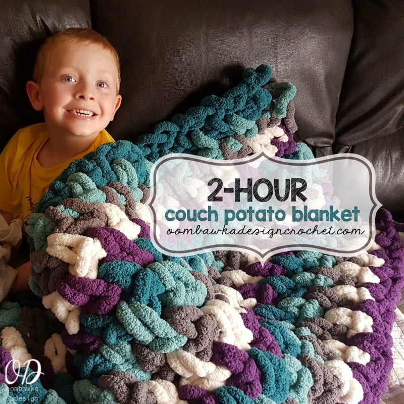 2 Hour Couch Potato Blanket by Oombawka Design