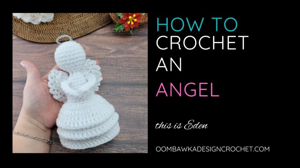 Eden Angel Free Crochet Pattern from Oombawka Design Crochet YouTube Video Tutorial