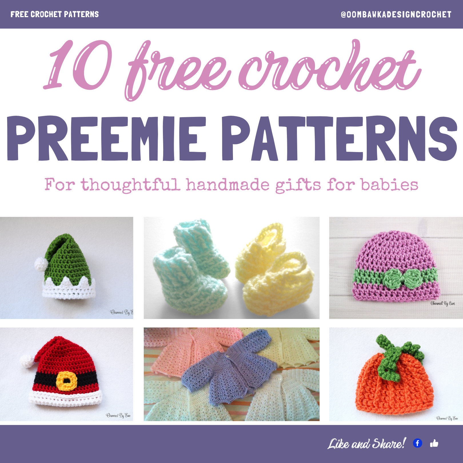 Looking for free preemie crochet patterns? 💕 Make handmade gifts for babies and families in need with these 10 thoughtful designs.