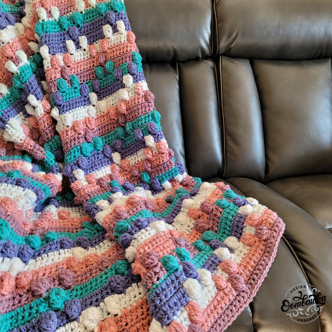Cozy Home Throw Blanket Free Pattern CAL 2022