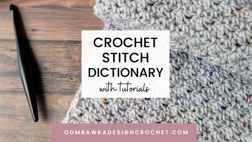Crochet Stitch Dictionary (Twitter Post)