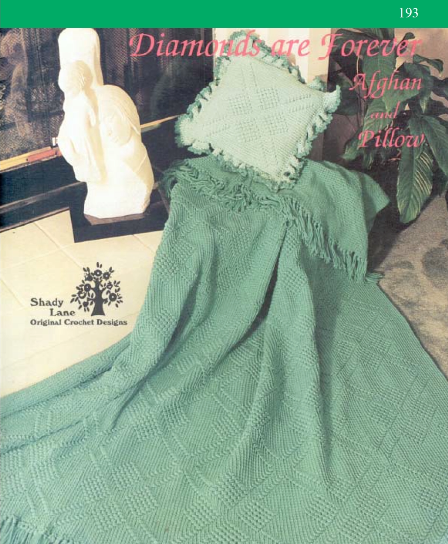 Looking for a crochet project that looks detailed but is easy to make? The Diamonds are Forever ePattern features a gorgeous afghan and matching pillow with a textured design made using simple stitches. The pattern includes written and graphed instructions to guide you through the process. If you love adding handmade pieces to your home, this afghan and pillow set is a great project to try.