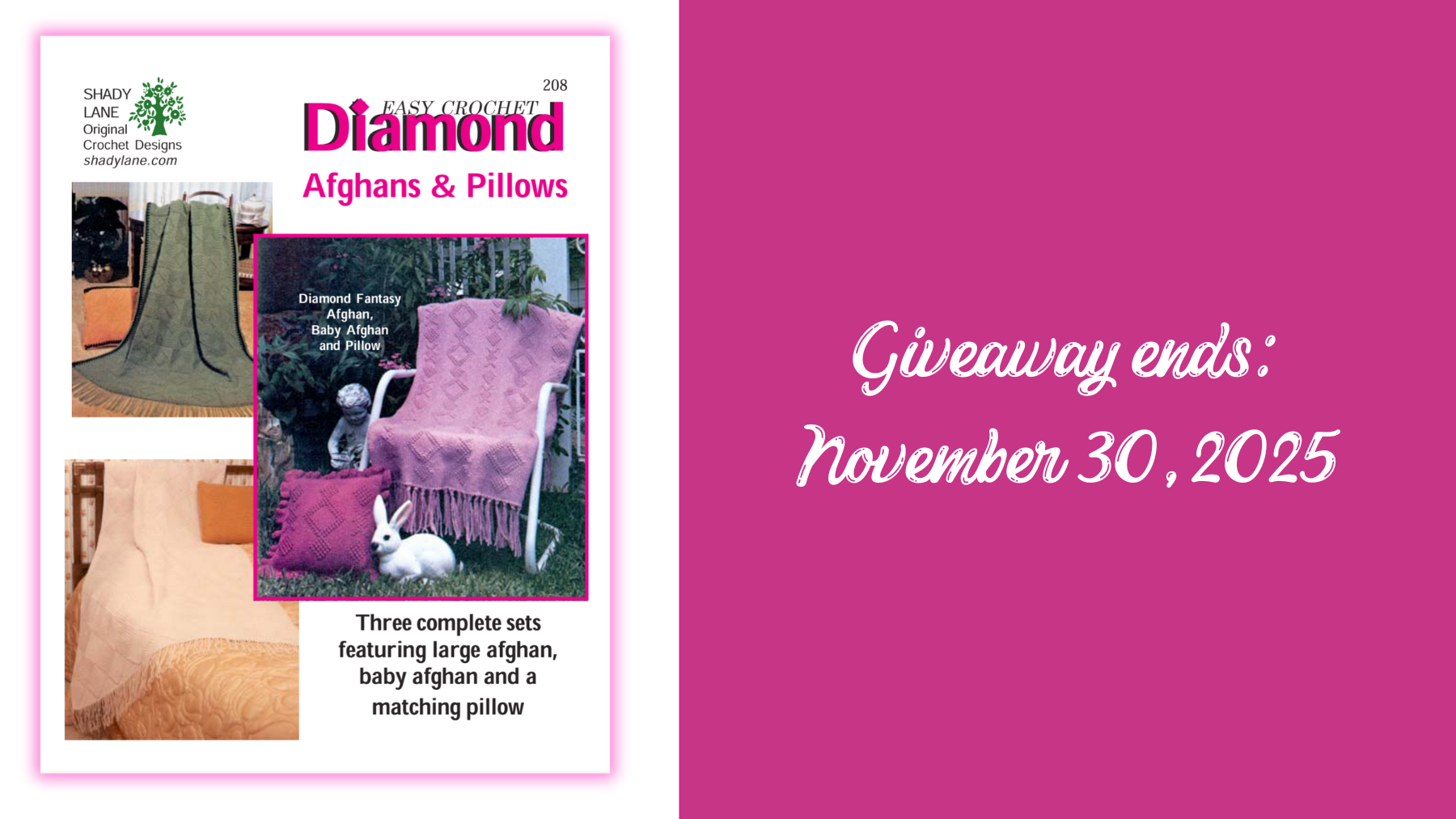 Easy Crochet Diamond Afghans & Pillows Booklet Review (1200 x 675 px)