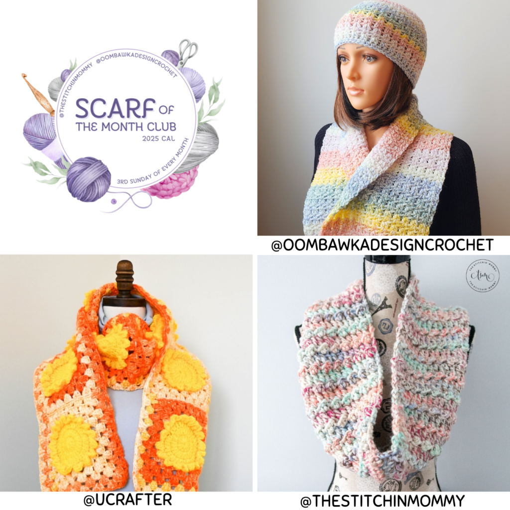 Beautiful Scarves to Crochet This Month