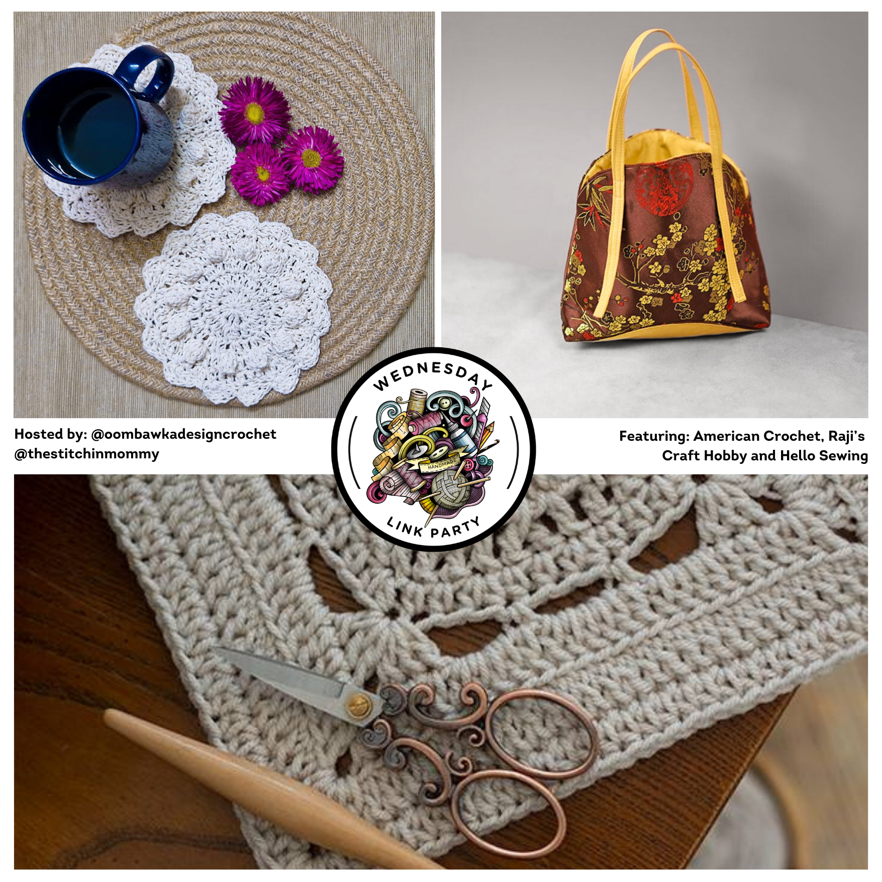 Looking for your next crochet or craft project? This week’s top free crochet patterns include a stunning afghan square and a textured boho coaster! Or sew a unique fabric purse Find your next favorite design here.