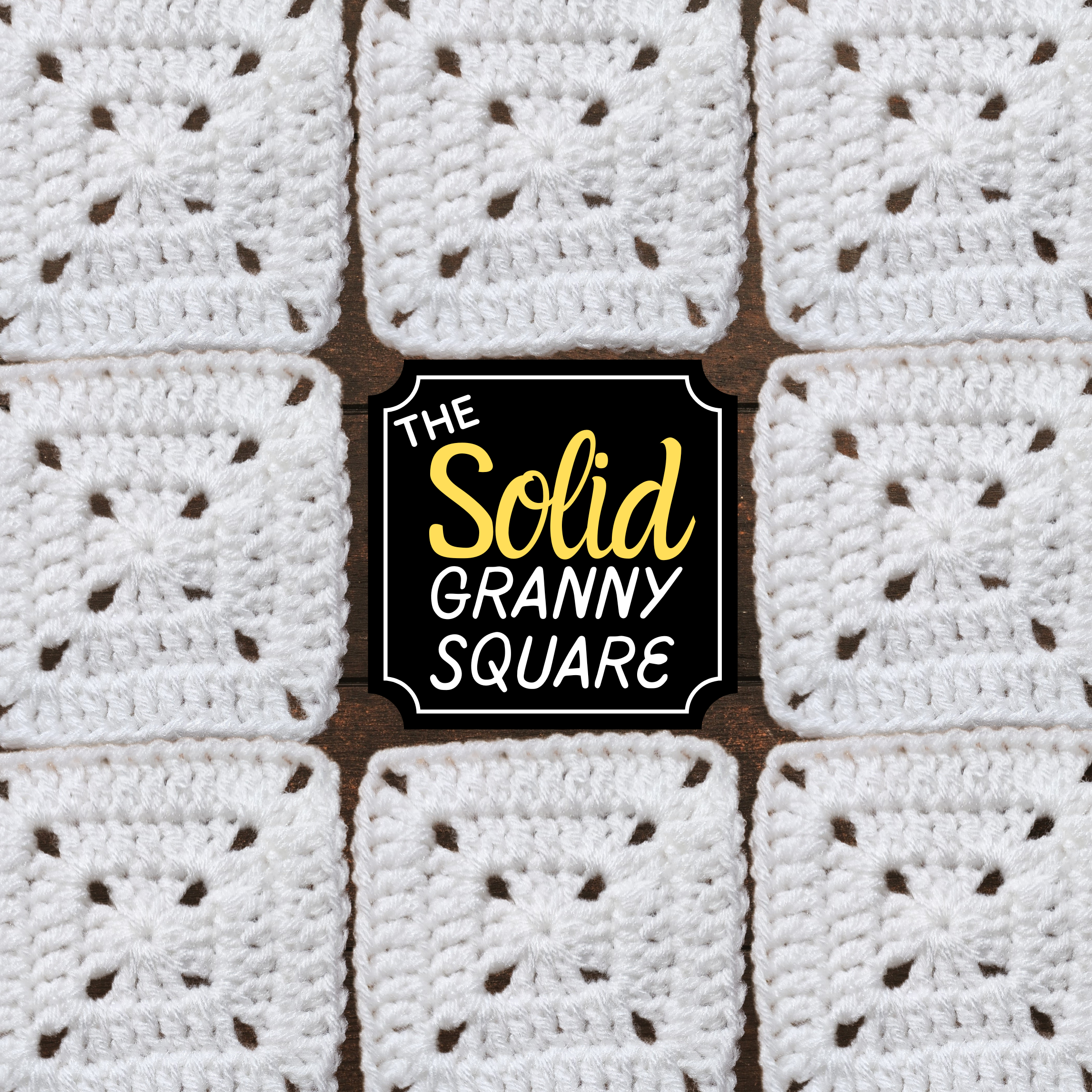 Solid granny squares are a must-have for crocheters! Get the free pattern and photo tutorial to crochet yours today.