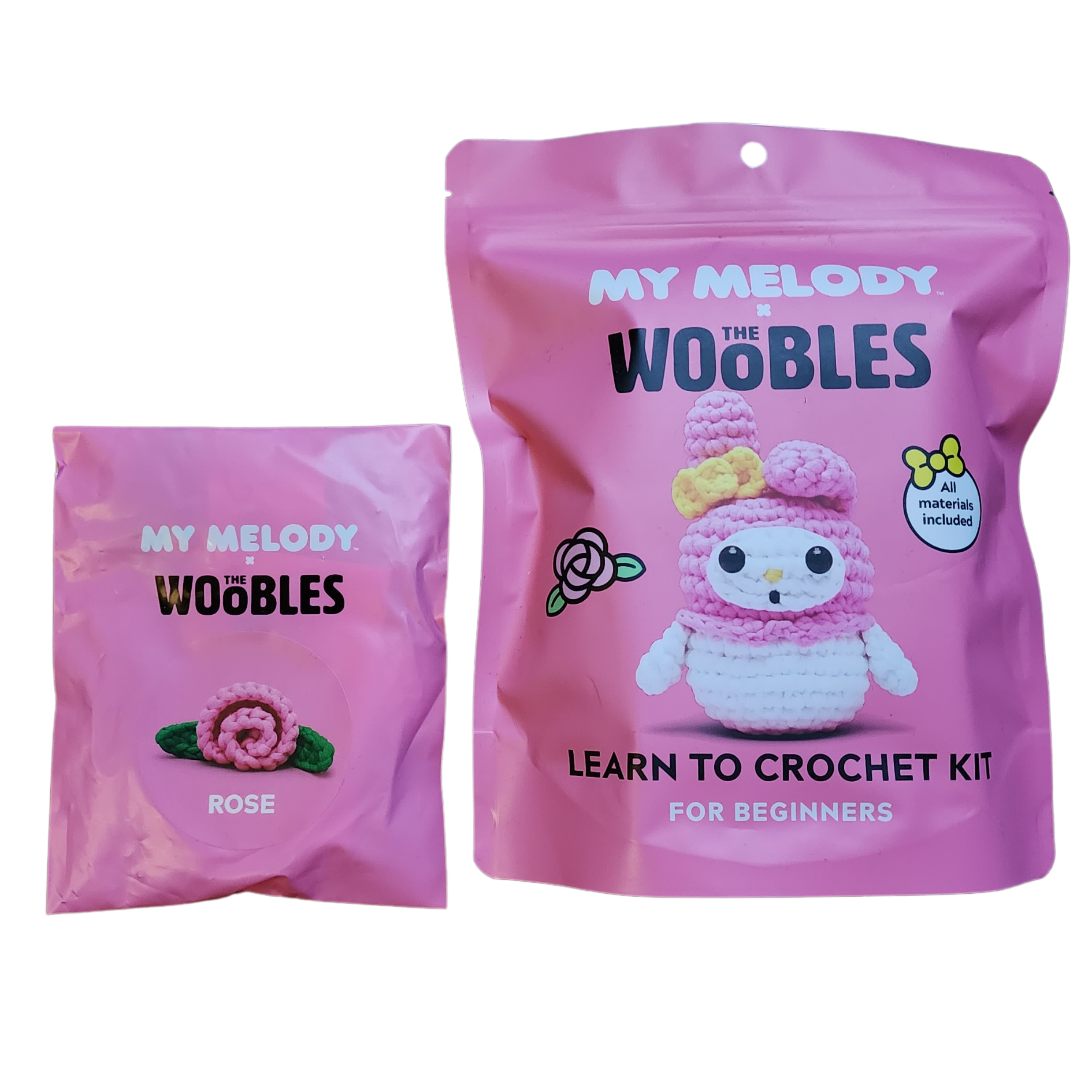The Woobles Hello Kitty My Melody Kit! 🧶🐰 Includes all you need to make My Melody.